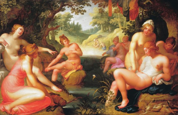 Abraham Janssens: Diana felfedezi Callisto terhességét