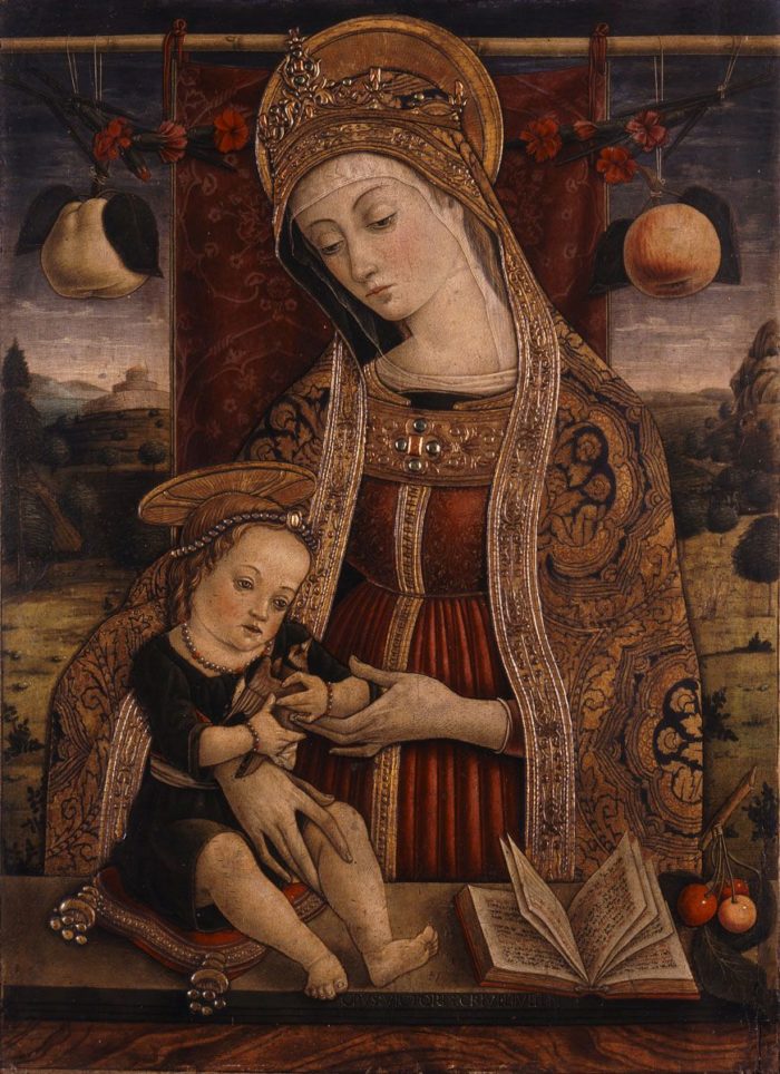 Vittorio Crivelli: Mária gyermekével