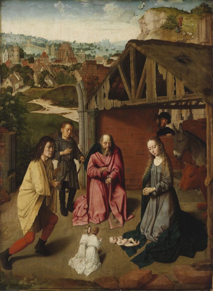 Gerard David: A pásztorok imádása