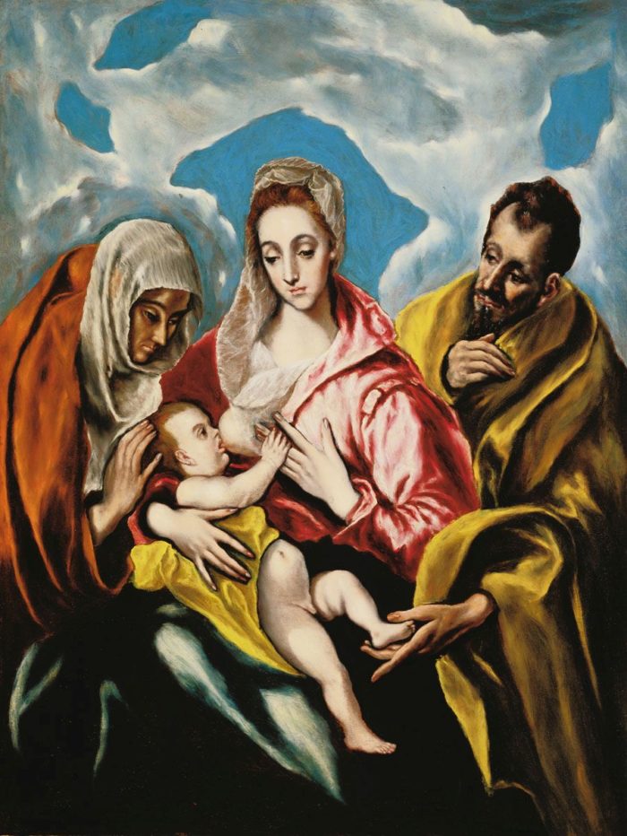 El Greco: Szent család