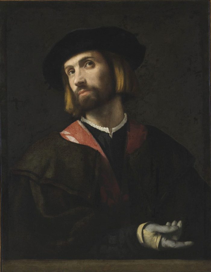 Moretto da Brescia: Férfiképmás 